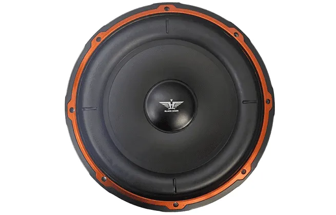 Subwoofer Black Hawk BH-SW12LJ SLIM 12 Pulgadas para Carro - Graves Potentes en Diseño Delgado (1000W)